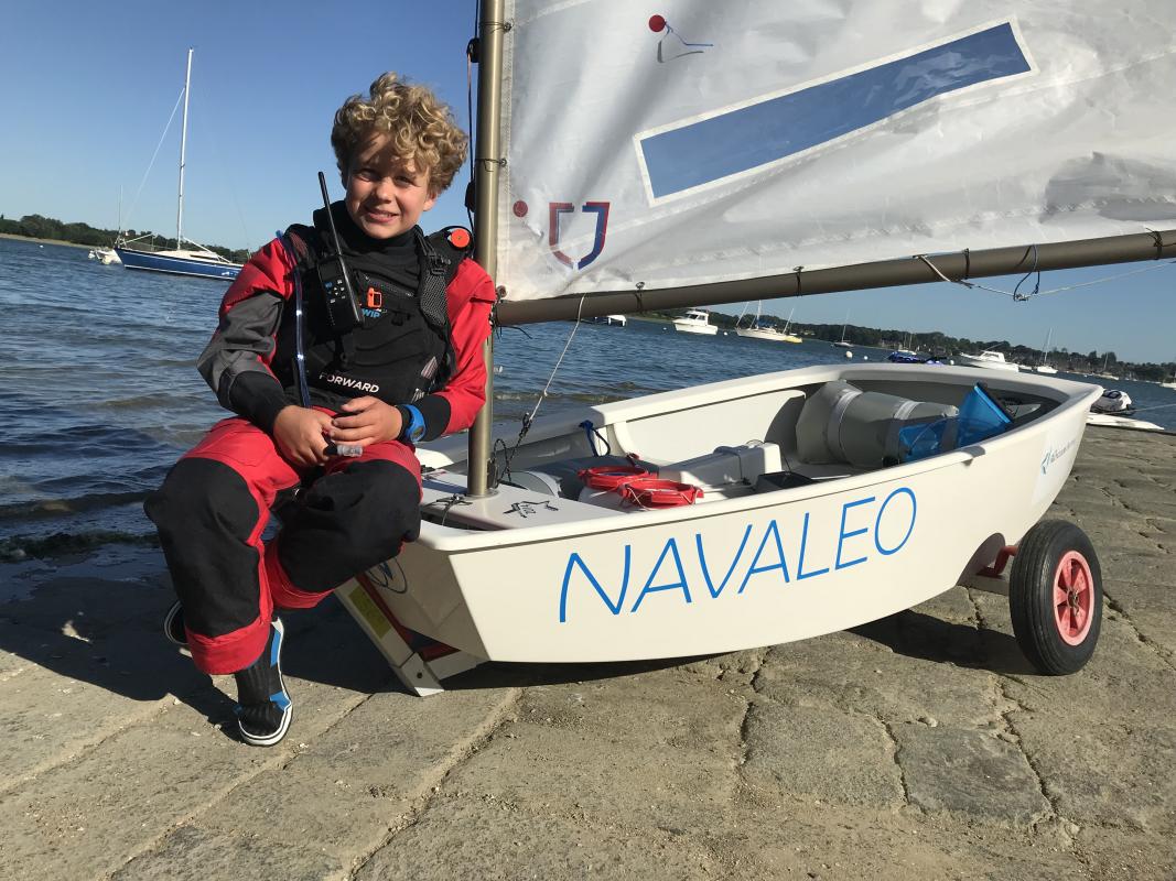 La Manche en optimist à 12 ans