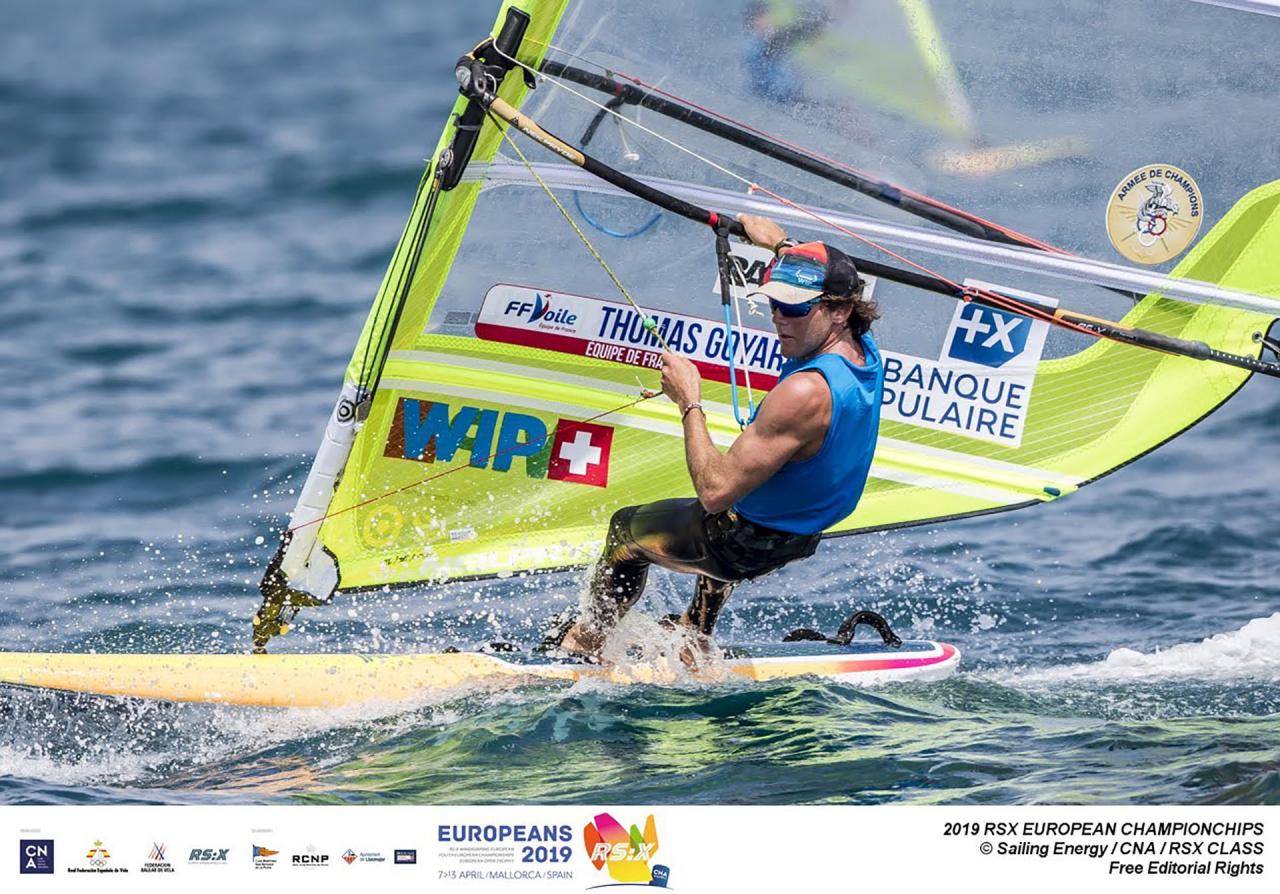 Charline Picon et Thomas Goyard en bronze à Palma