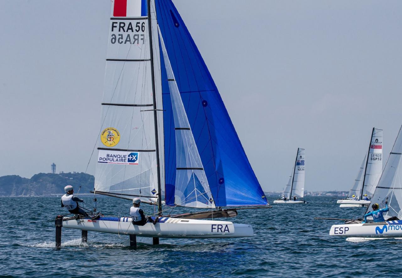 Quentin Delapierre et Manon Audinet qualifient le Nacra pour les Jeux Olympiques
