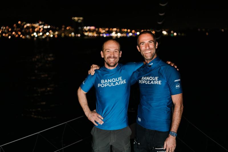 Armel Le Cléac'h et Kevin Escoffier
