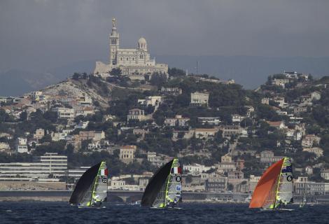 Mondial 2013 49ER et49ERFX à Marseille