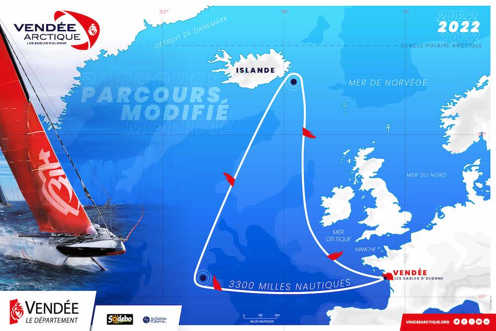 Nouveau parcours pour la Vendée Arctique