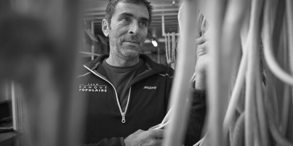 Lorient le 4 novembre 2015, Base technique du Team Banque Populaire.