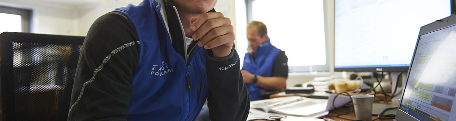 Lorient le 4 novembre 2015, Base technique du Team Banque Populaire.