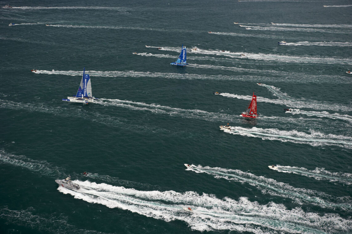 021114- Saint-Malo, départ de la 10éme Route Du Rhum Destination Guadeloupe