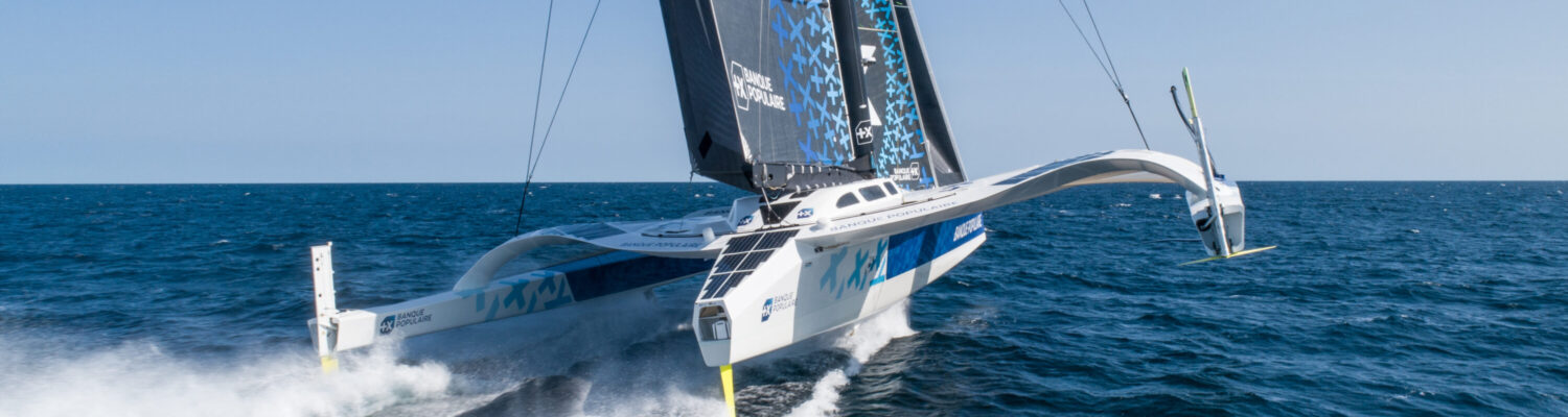 MAXI BANQUE POPULAIRE XI
Skipper : Armel LE CLEAC'H
Co-skipper : Sebastien JOSSE
Banque d'images drone
Transat Jacques Vabre 2023
Double
Photographe : Jérémie LECAUDEY
©BPCE/Jeremie LECAUDEY