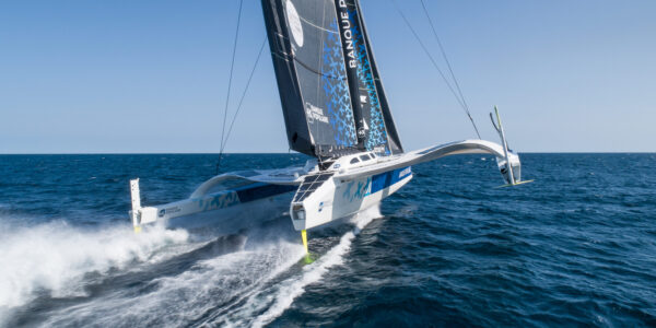 MAXI BANQUE POPULAIRE XI
Skipper : Armel LE CLEAC'H
Co-skipper : Sebastien JOSSE
Banque d'images drone
Transat Jacques Vabre 2023
Double
Photographe : Jérémie LECAUDEY
©BPCE/Jeremie LECAUDEY