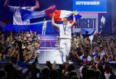 Lauriane Nolot (FRA) attends the Medal Party during the Olympic Games Paris 2024, at Club France, La Grande Halle de la Villette, in Paris, France, on August 09, 2024, Photo Laurene Valroff / KMSP || 001700_0117  PARIS SPORT MEDAL CELEBRATION OLYMPIC GAMES JEUX OLYMPIQUES PARIS 2024 2024