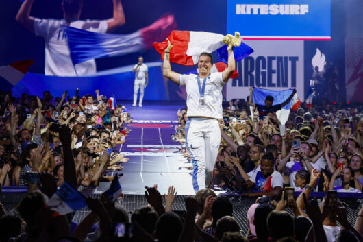 Lauriane Nolot (FRA) attends the Medal Party during the Olympic Games Paris 2024, at Club France, La Grande Halle de la Villette, in Paris, France, on August 09, 2024, Photo Laurene Valroff / KMSP || 001700_0117  PARIS SPORT MEDAL CELEBRATION OLYMPIC GAMES JEUX OLYMPIQUES PARIS 2024 2024