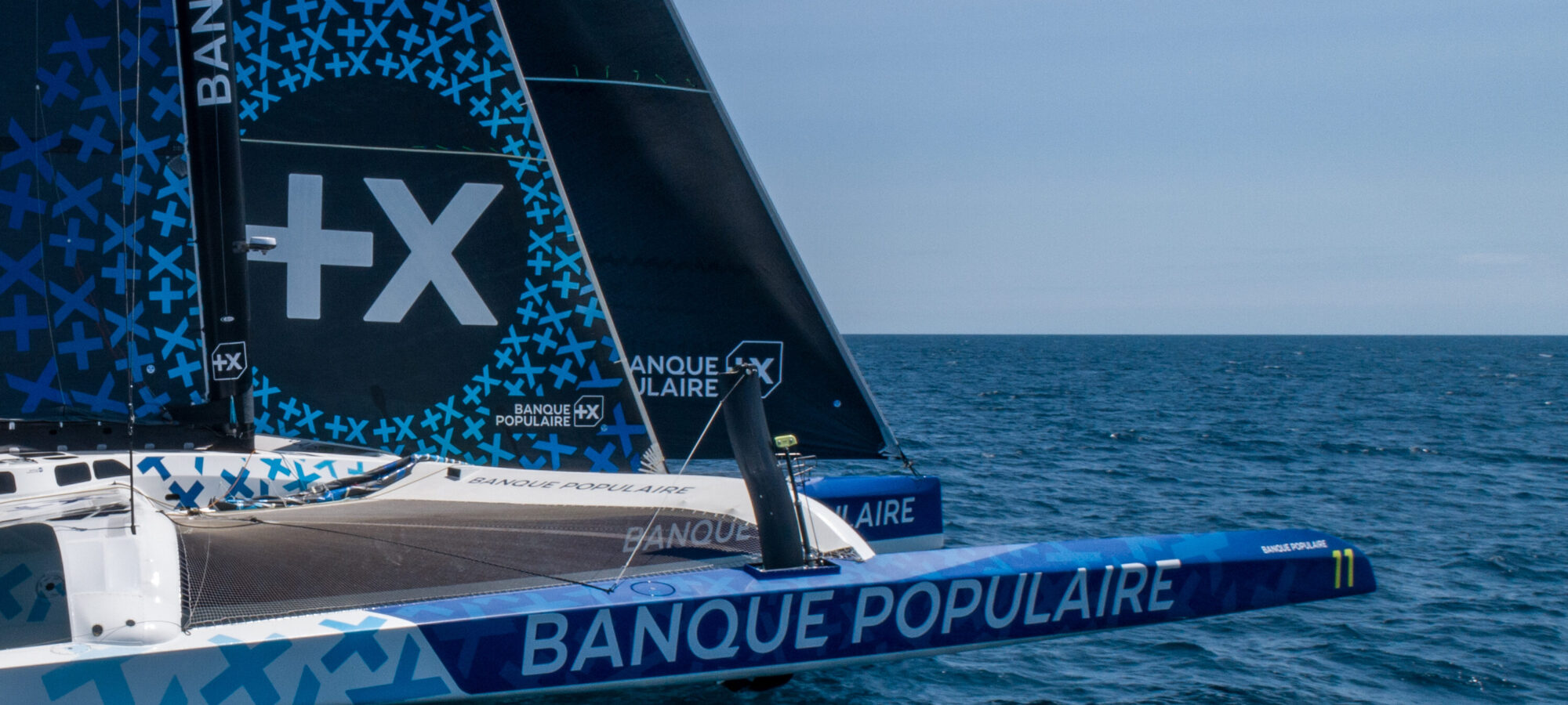 MAXI BANQUE POPULAIRE XI
Skipper : Armel LE CLEAC'H
Co-skipper : Sebastien JOSSE
Banque d'images drone
Transat Jacques Vabre 2023
Double
Photographe : Jérémie LECAUDEY
©BPCE/Jeremie LECAUDEY