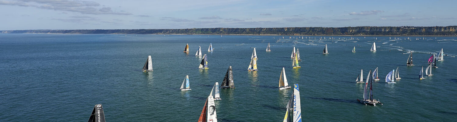 Le Havre, le 25 octobre 2015, Transat Jacques Vabre 2015. Départ.